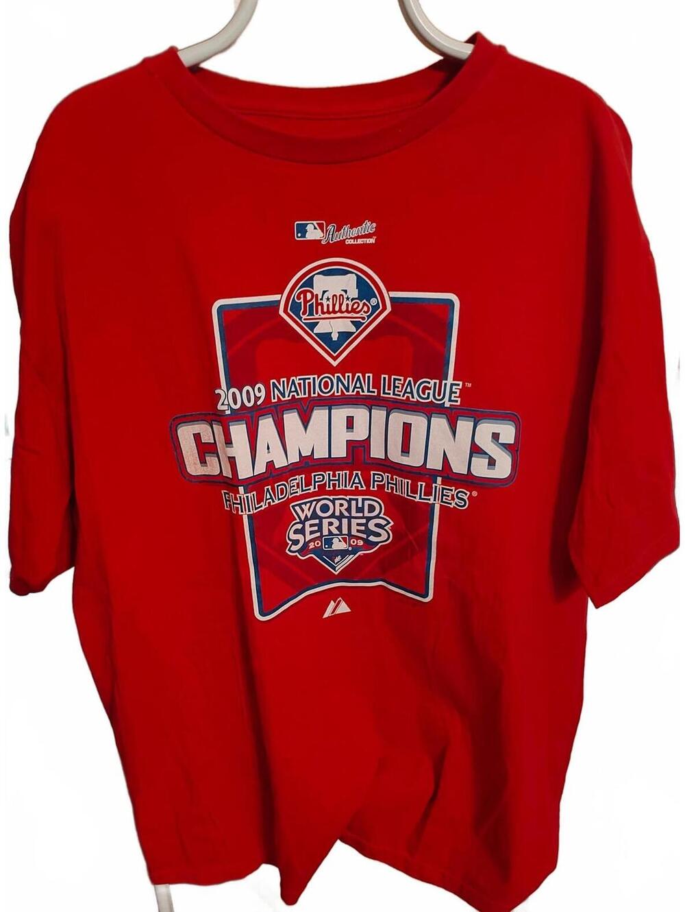 Philadelphia Phillies 2009 NL Champions World Series Size XL